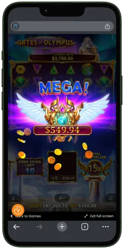 Gates Of Olympus Super Scatter Hoofdscherm Tijdens Spel